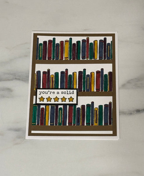 Bookish Card (Dark)