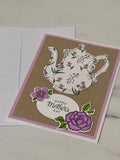 Floral Teapot Mother’s Day Card