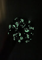 Zodiac Glow in the Dark Zipper Scrunchie