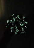 Zodiac Glow in the Dark Zipper Scrunchie