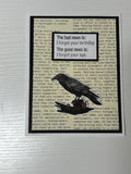 Raven Birthday Card
