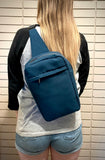 Solid Colour Sling Over the Shoulder Bag