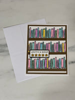 Bookish Card (Pastel)