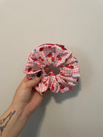 Plaid Berries Zipper Scrunchie