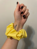 Yellow Zipper Scrunchie