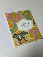 Citrus Best Wishes Card