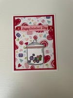 Candy Jar Valentine’s Day Card