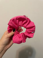 Hot Pink Zipper Scrunchie