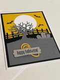 Graveyard Halloween Card