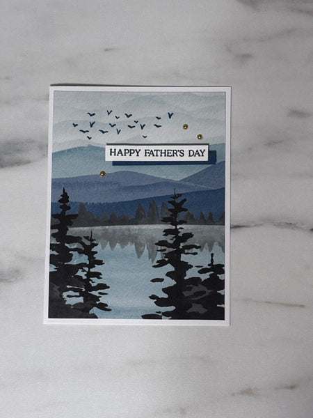 Mountain River Father’s Day Card