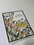Watercolour Thank You Card