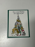 Pet Christmas Tree Card