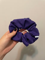 Dark Purple Zipper Scrunchie