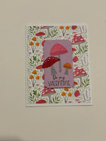 Mushroom Valentine’s Day Card