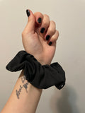 Black Zipper Scrunchie