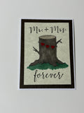 Forever Tree Wedding Card