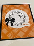 Halloween Wreath Card