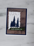 Rustic Tree Father’s Day Card