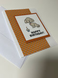 Cupcake Dog Birthday Card