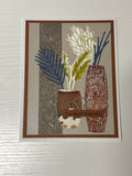 Rustic Vase Sympathy Card