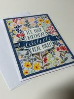 Wildflower Birthday Card