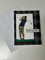 Golf Birthday Card