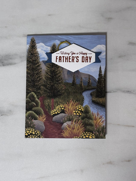 Hiking Trail Father’s Day Card