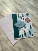 Bear Winter Wishes Card