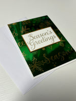 Metallic Seasons Greetings Card