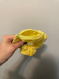 Yellow Zipper Scrunchie