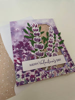 Lavender Valentine’s Day Card