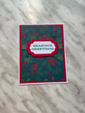 Holly Seasons Greetings Card