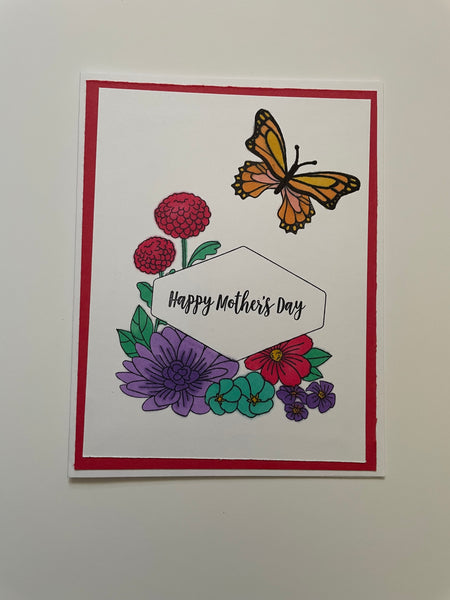 Floral Butterfly Mother’s Day Card