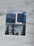 Mountain River Thank You Card