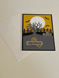 Graveyard Halloween Card