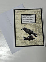 Raven Birthday Card