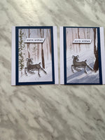 Winter Deer Holiday Card