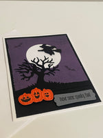 Spooky Witch Halloween Card