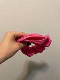 Hot Pink Zipper Scrunchie