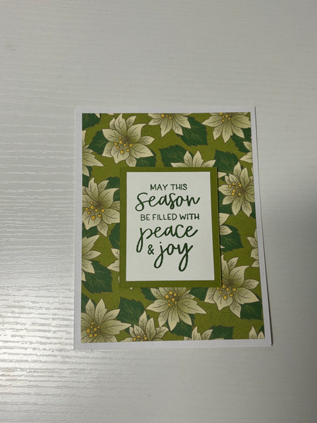 Peace and Joy Card