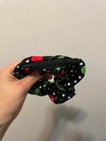 Cherry Zipper Scrunchie