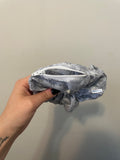 Grey Paisley Zipper Scrunchie