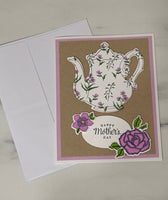 Floral Teapot Mother’s Day Card