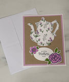 Floral Teapot Mother’s Day Card