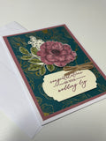 Elegant Rose Wedding Card