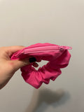 Hot Pink Zipper Scrunchie