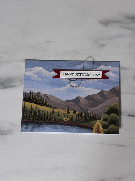 Mountain Range Father’s Day Card