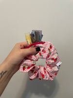 Plaid Berries Zipper Scrunchie