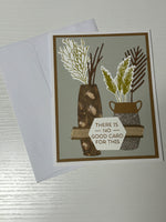 Neutral Vase Sympathy Card