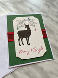 Deer Ornament Christmas Card